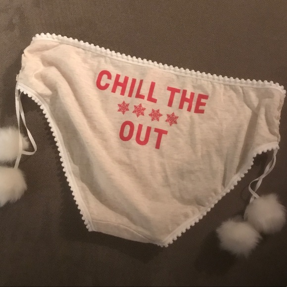 NWT VICTORIA'S SECRET POM POM PANTIES SIZE L - Picture 4 of 7